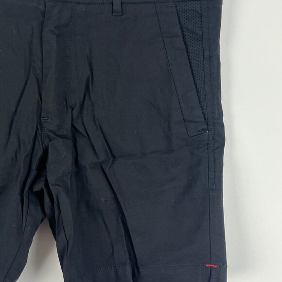 Devred Chino Shorts Waist 30in Inseam 7in Rise 9.5in Black Cotton Spandex Polyam - Picture 3 of 7